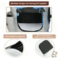 thumbnail image 4 of Kato Large Travel Pet Carrier Backpack with Removable Sherpa Bed, Blue, 18 lb Limit, 4 of 7