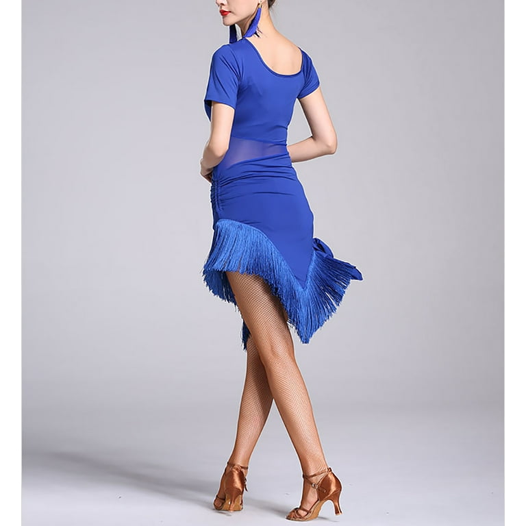 Latin Salsa Ballroom Performance Dance Dresses Attire Adult Outfit Women Walmart