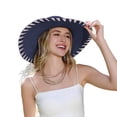 thumbnail image 3 of Chapeau Fedora Chapeau Rigide avec Visière Rétractable Chapeau de Camping pour Femmes Chapeaux pour Femmes Chapeaux pour Femmes Chapeau de Plage pour Femmes Chapeau Extérieur pour Femmes Sombrero Imperméable Été Fedora Grand Bord Chapeau de Soleil, 3 of 4