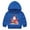 Blue, variant on Verugu Toddler Baby Boys Girls Solid Hoodie Sweatshirt Baby Dinosaur Long Sleeve Pullover Tops Outerwear Kids Fall Hooded Tracksuit Outfits with Pocket Red, 6-7 Years