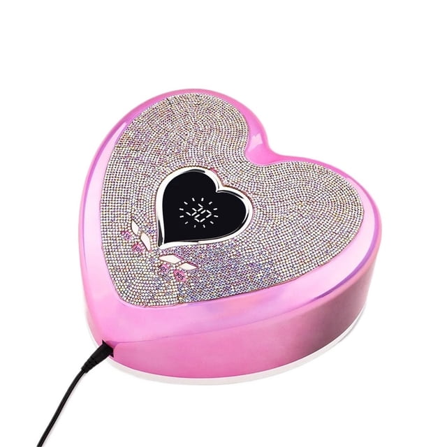 Cute Heart Shape Fast Drying Manicure Pedicure Machine Light Weight 96W Cure UV LED Nail Lamp ,High Power