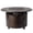 Bronze, variant on Fire Sense Perissa Basketweave Firepit Table Multifunctional with Fire Bowl Lid, Bronze Finish 44"