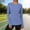 Blue, variant on Womens UPF Shirt Long Sleeve Round Neck Top UPF 50 Lightweight Breathable Basic Shirt for Hiking Walking Running Daily Active Wear