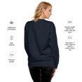 thumbnail image 3 of Cat sits Unisex Premium Sweatshirt (Navy Blazer, L), 3 of 3