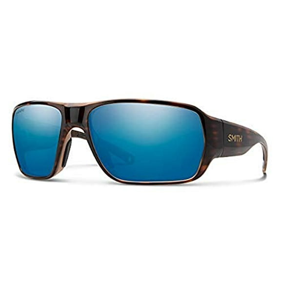 SMITH Castaway Sunglasses Tortoise/ChromaPop Glass Polarized Blue Mirror