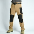thumbnail image 7 of WTOBBY Men's Outdoor Work Pants, Waterproof Durable Multi-Pocket Tactical Trousers for Fishing, Camping, Heavy Duty,Khaki XL, 7 of 7