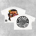 thumbnail image 5 of Camiseta con estampado gráfico de cabeza grande de dibujos animados de verano, camiseta holgada de algodón de gran tamaño, camiseta gótica de estilo hip hop para hombres y mujeres, camiseta informal e, 5 of 5