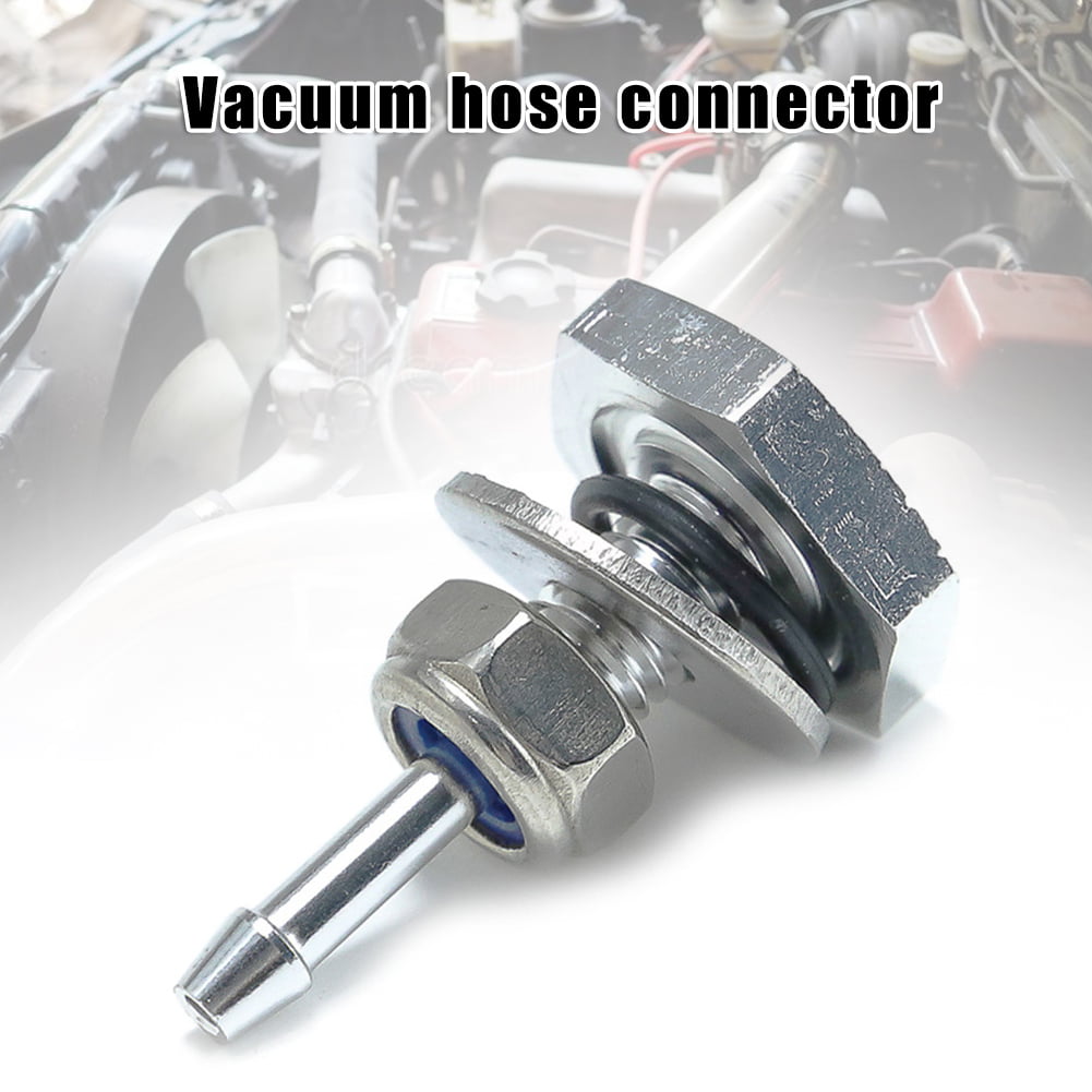 Turbocharger Silicone Pipe Boost Hose Nipple Turbo Vacuum VAC Gauge Fitting TDI