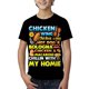 thumbnail image 1 of Kids Casual Crew Neck T-Shirt - Summer Food Print, Soft Breathable Cotton Knit Fabric, Machine Washable, Regular Fit for Boys & Girls, Ideal Weekend Gift, 1 of 5