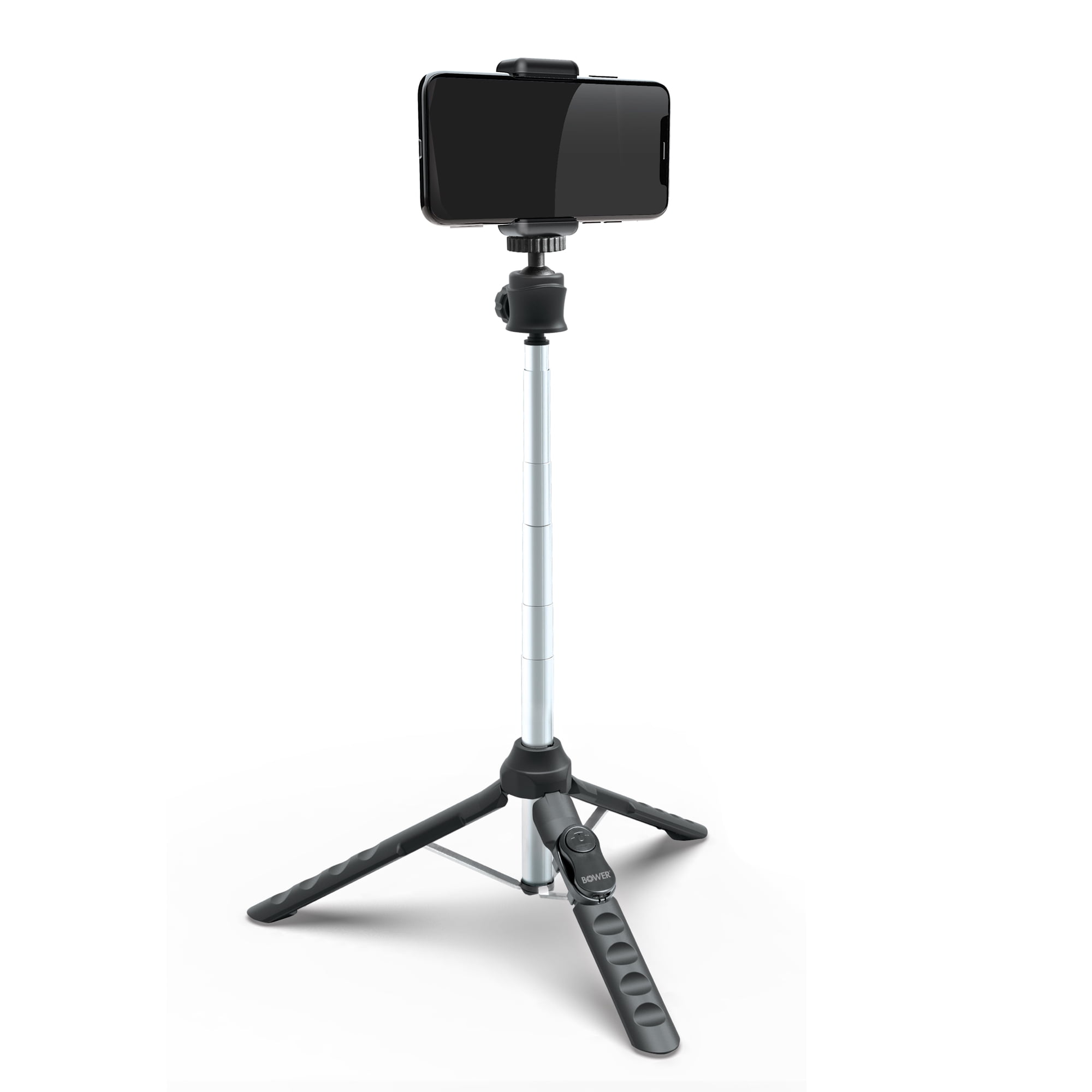 Bower Multi-Pod Max – 67" Extendable Tripod with Universal Phone Holder & Wireless Remote