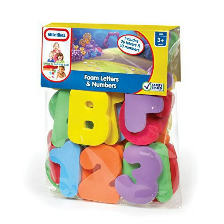 Little Tikes Foam Letters & Numbers, 36 Count