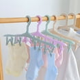 thumbnail image 4 of 8 Clips Multifunctional Antiskid Space Saving Clothes Hanger Closet Organizer, 4 of 12