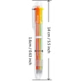 thumbnail image 2 of 4 Pack 0.5mm 6-in-1 Multicolor Ballpoint Pen 6 Colors Retractable Ballpoint Pens Kids Party Favors Pen, 2 of 5
