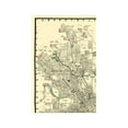 thumbnail image 4 of Historic City Map - Fort Worth Texas - Rogers 1920 - Vintage Wall Art, 4 of 4