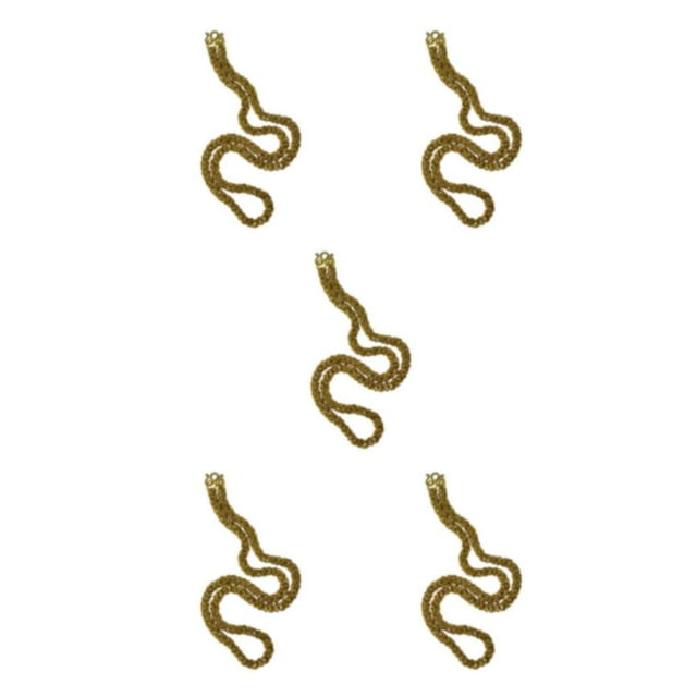 relayinert Fashionable Men s Copper Punk Chain Necklace for Dancing Prom and Birthday Present DIY square Style A 5Set