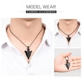 thumbnail image 4 of Stainless Steel Arrowheand Cremation Urn Pendant Necklace Necklace for Cremation Ashes Urn Lockets for Ashes of Loved One Memorial Jewelry, 4 of 7