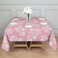 thumbnail image 3 of 42x42 Inch Waterproof Square Tablecloth, Thickened Polyester Table Cover for Dining & Parties, Floral Print, 3 of 6