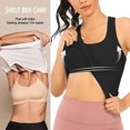 thumbnail image 4 of QRIC Tank Top for Women with Shelf Bra Racerback Workout Yoga Tops Undershirt for Summer (S-3XL), 4 of 6