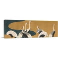 thumbnail image 1 of ARTCANVAS Cranes by Follower of Sakai Hoitsu Canvas Art Print by Sakai Hoitsu - Size: 36" x 12" (0.75" Deep), 1 of 9