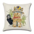 thumbnail image 3 of Housse de Coussin Citrouille d'Automne Housse de Coussin Décorative Halloween Action de Grâce, 18 x 18 Pouces, 2 Pcs Chat 2, 3 of 7