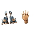 thumbnail image 1 of Figura de elefante,Figuras de elefantes,estatuas,adornos de animales,Escultura de mano,Escultura de mano,manos entrelazadas,amantes abrazados.,Figuras de estatuas,figuras de resina de pareja, 1 of 8