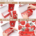 thumbnail image 3 of 2 Pack Christmas Surprise Gift Box - 2026 Newly Exploding Gift Box Money Pop Up Surprise Birthday Box, Creative Pop up Explosion Gift Boxes（10 bounce boxes）, 3 of 9