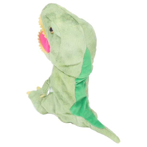 Juguete De Mano De Dinosaurio De Peluche, Juguete De Mano De Dinosaurio Suave Colorido De Enseñanza Multifuncional De 11,8 Pulgadas Para Preescolar Para Niños