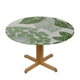 thumbnail image 3 of WYYP Foliage Lace Round Table Cover 100% Polyester Fiber Washable for Home Kitchen Outdoor Decoration White, 3 of 8