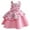 Pink, variant on Wavsuf Flower Girls Dress Printed Pink Princess Dress Size 5-6 Years