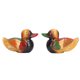 thumbnail image 5 of 1 Par De Estatuas De Pato De Pájaros Del Amor, Material De Tronco Maciza, Feliz Matrimonio Fiel, Simboliza Colorida Figura De Patos Mandarines Hecha A Mano Para Romance Y Amor, 5 of 7