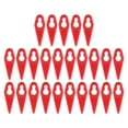 thumbnail image 2 of Lawn Mower Replacement Blades, Compact Size 25PCS Plastic Trimming Blade  For Garden Devices Red, 2 of 8