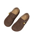 thumbnail image 5 of Willtoo Women's Faux Suede Mules with Beaded Casual Comfortable Round Toe Slip On Bohemian Flat Clogs, 5 of 5