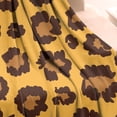 thumbnail image 4 of Yellow and Black Of Leopard Print Blanket,Comfortable Soft Flannel Throw Blanket,All Season,Warm Lightweight Blankets for Sofa Bed Couch Living Room Chair,50"x60", 4 of 4