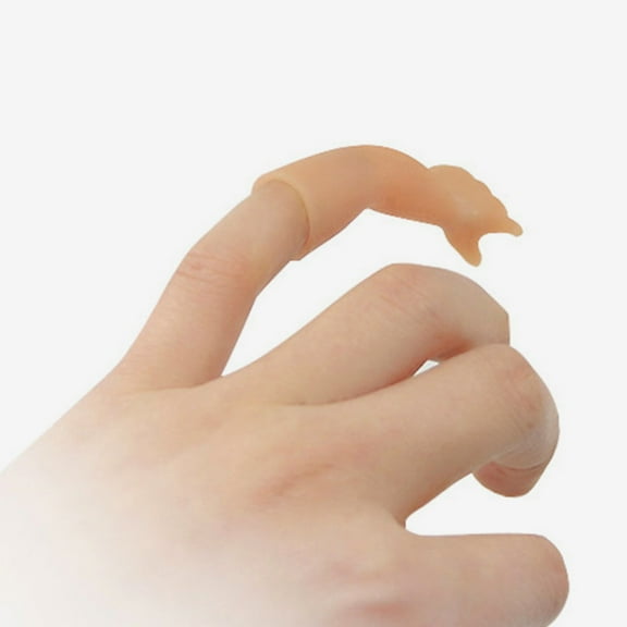 Clispeed 3Pcs Tiny Finger Hands Light Brown Plastic Party Favors and Trick Props