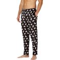 thumbnail image 4 of Pantalon de Pyjama Imprimé Cochon, Noir, Grand, 4 of 5