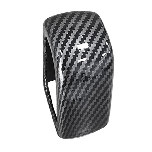 Decoración de embellecedor de cubierta de cambio de perilla de cabeza de fibra de carbono para S60 S90 Xc40 Xc60 Xc90 V60 V90