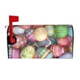 thumbnail image 2 of Lsque Easter Eggs Mailbox Cover Standard Size ,Magnetic Mailbox Covers Post Wraps Letter Box Cover -25.5x21 in, 2 of 9