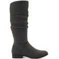 thumbnail image 2 of Style & Co. Womens Kelimae 2 Faux Suede Ruched Mid-Calf Boots, 2 of 3