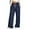 Dark Blue, variant on JIUKE Sweatpants for Women Loose Fitted Casual Wide Leg Trousers Drawstring High Waisted Lounge Pants with Pockets