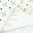 thumbnail image 2 of REGALWOVEN Rectangle Floral Tablecloth Faux PU Table Cover with Tassels Leaf 55'x79', 2 of 5