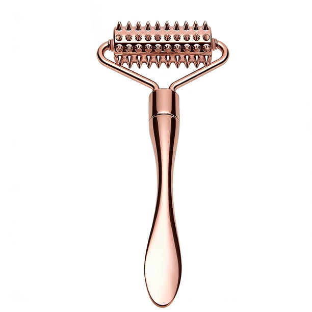 Salud y belleza, Cuidado personal, Herramientas de masaje, Herramienta de masaje, Rodillo de masaje para rostro, cuello, manos y cuerpo, Herramienta de acupuntura de metal, un masajeador
