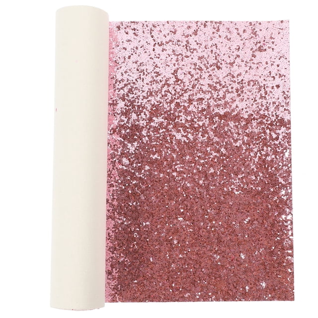 Lot de 1 Feuille de Paillettes Roses pour Emballage Cadeau Matériel d'Artisanat Femmes