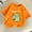 Orange, variant on Crunowin Boys and Girls Short Sleeve T-Shirt Round Neck Dinosaur Print Summer Casual Playtime Comfort Top Black Size 4/6