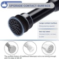 thumbnail image 3 of QILERR Spring Tension Curtain Rods 28 to 48 Inches Black Diameter 1 Inch Heavy Duty Adjustable Curtain Extension Rods Shower Tension Rods for Windows, Kitchen, Bathroom, Cupboard, Wardrobe, 3 of 8