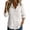 White, variant on Lenpel Womens Long Sleeve Tops Trendy Ruffle V Neck Button down Shirts Lightweight Print Curved Hem Blouses Fall Clothes