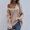 Khaki, variant on Hinvhai Women's Fashion Long Sleeves V Neck Loose Pullover Tops Blouse Knitted Sweater On Seasonal Wine 10(XL)