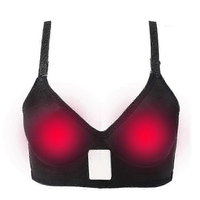 Electric Bra,Rechargeable Breast Heating Massager Bra Comfortable Vibration Chest Massager With Smart Temperature Control For WomenZZ15