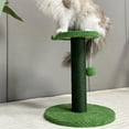 thumbnail image 1 of Rascador para gatos Fernando sisal 36cm altura verde Base resistente 30cm diámetro, 1 of 8