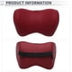 thumbnail image 4 of Almohada para reposacabezas de automóvil Unique Bargains, soporte para cuello ergonómico y cómodo, cuero Nappa y espuma de memoria, ancho ajustable, rojo, 1 Pcs para conducción y viajes, 4 of 7
