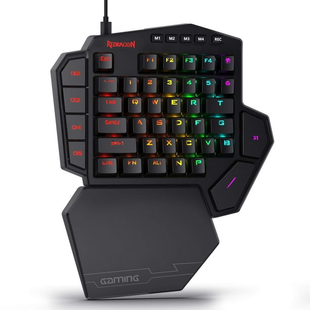 Teclado para juegos con una sola mano Redragon K585 DITI RGB con cable Redragon Redragon
